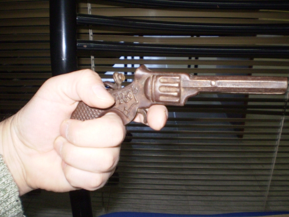 A - Juguete Antiguo Revolver #1